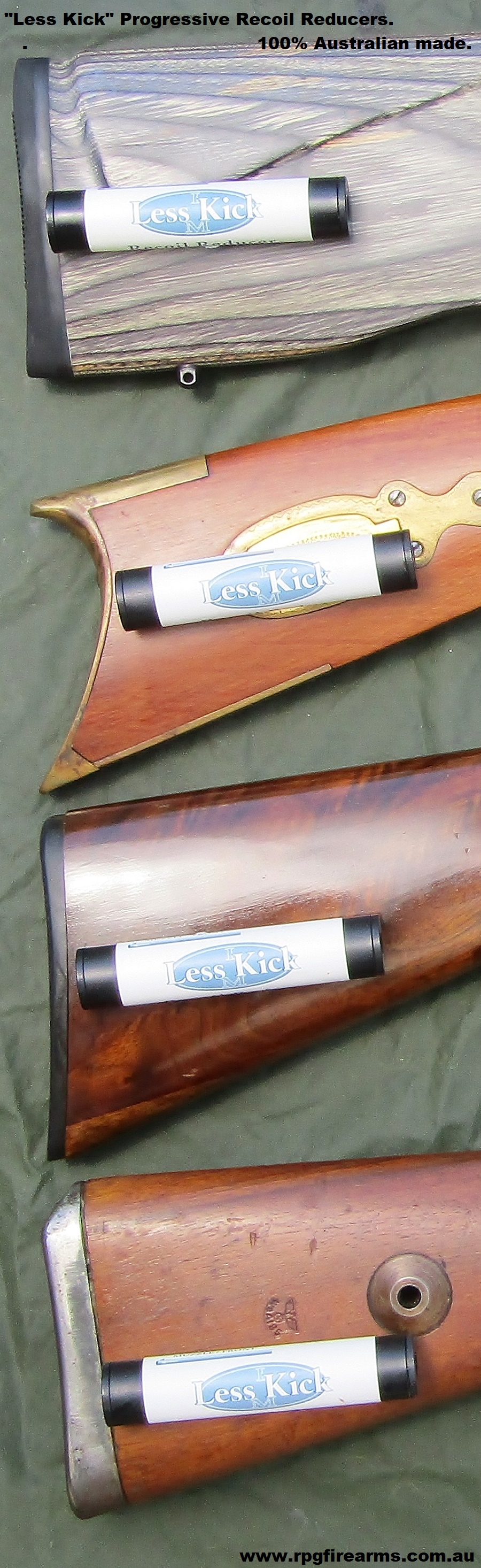 PROGRESSIVE RECOIL REDUCERS